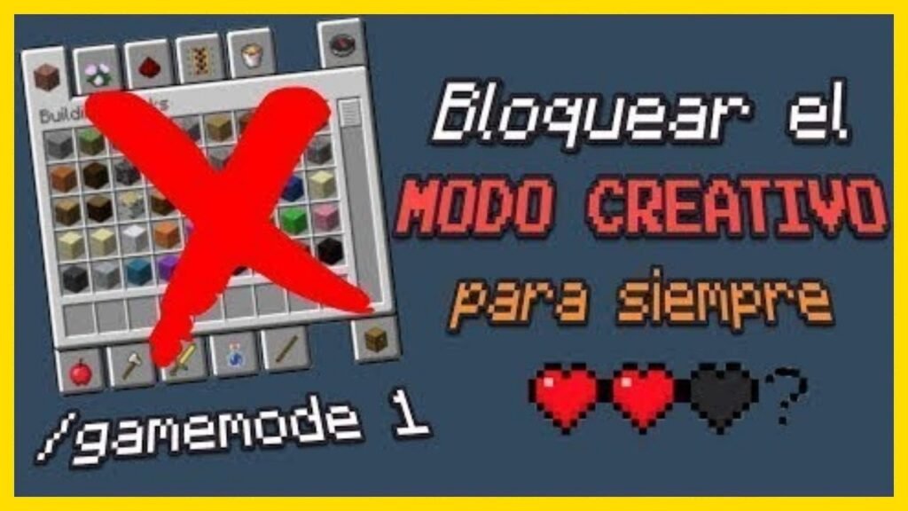 Borrar bloque creativo para siempre