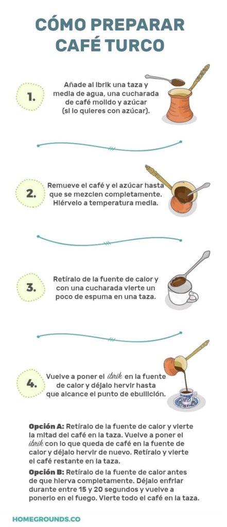 Cómo hacer café turco en casa