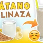 Cómo hacer un batido saludable de plátano y linaza