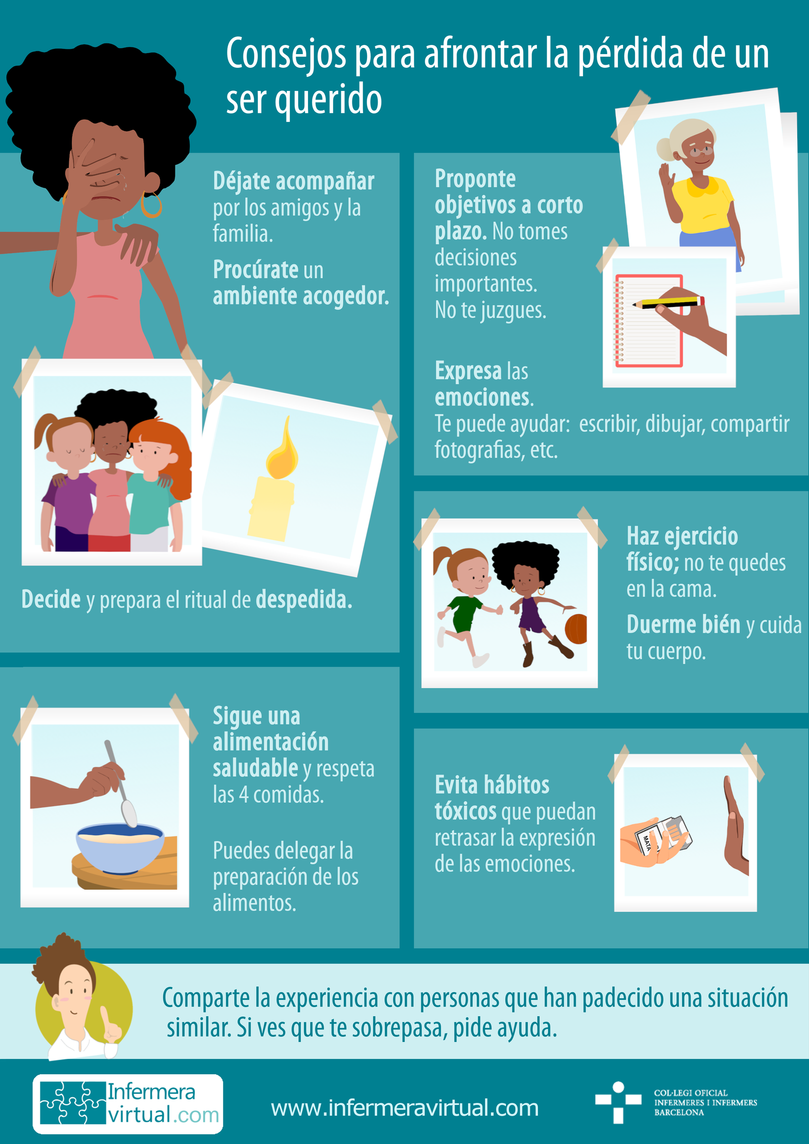 Rituales y rutinas que ayudan al duelo