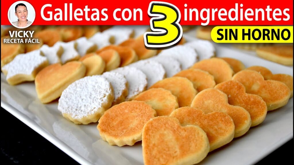 Tres recetas de galletas sin hornear